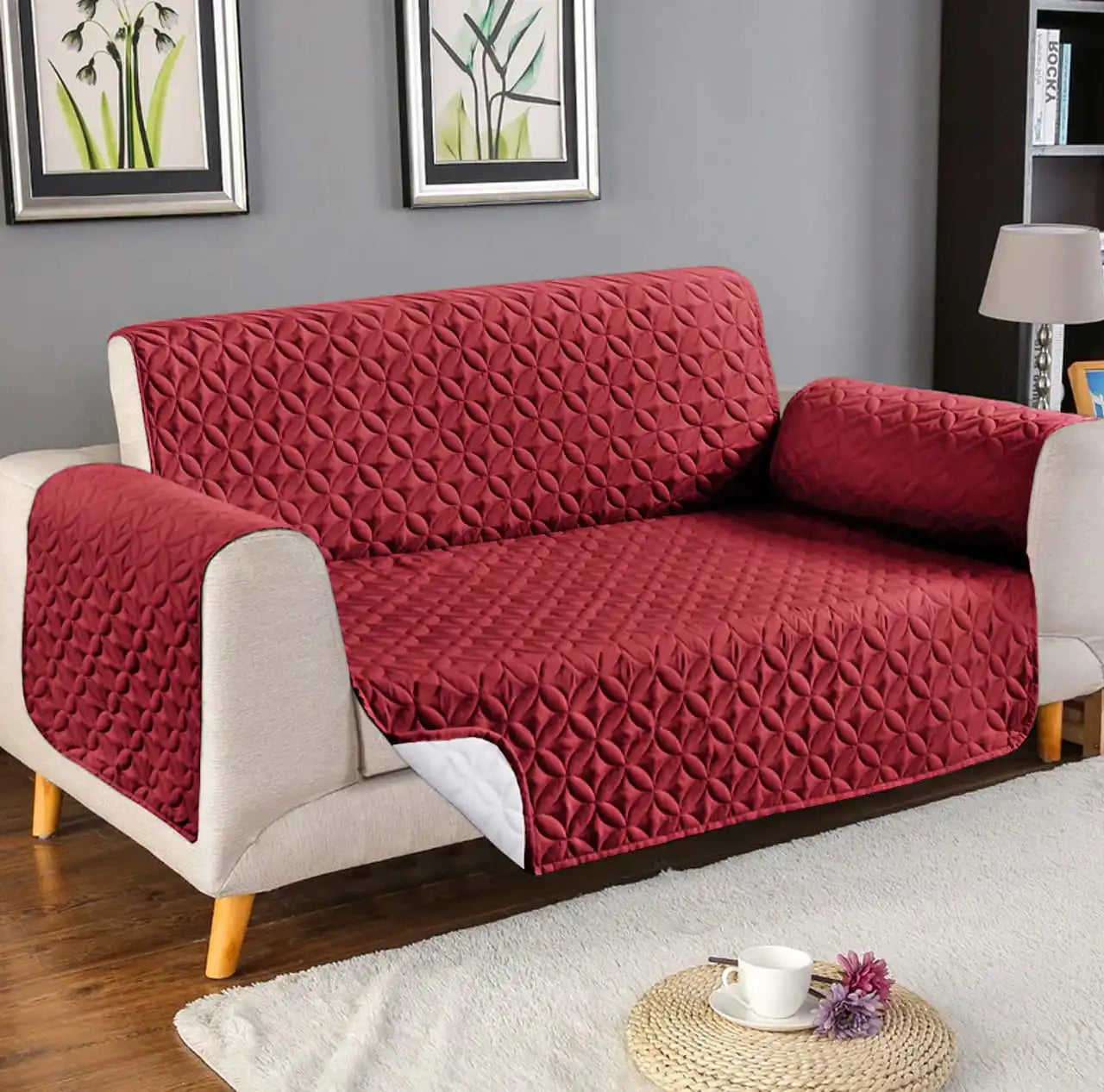 ULTRASONIC MICROFIBER SOFA COVER
