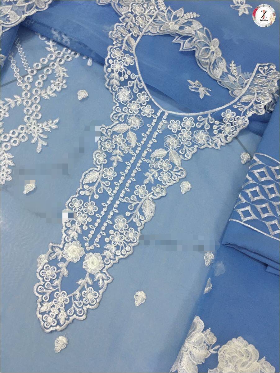 AZURE ORGANZA 3PC