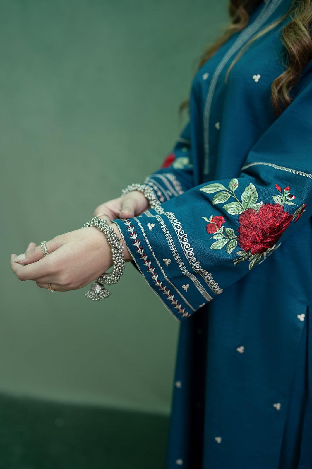 DHANAK EMBROIDERY 3PC