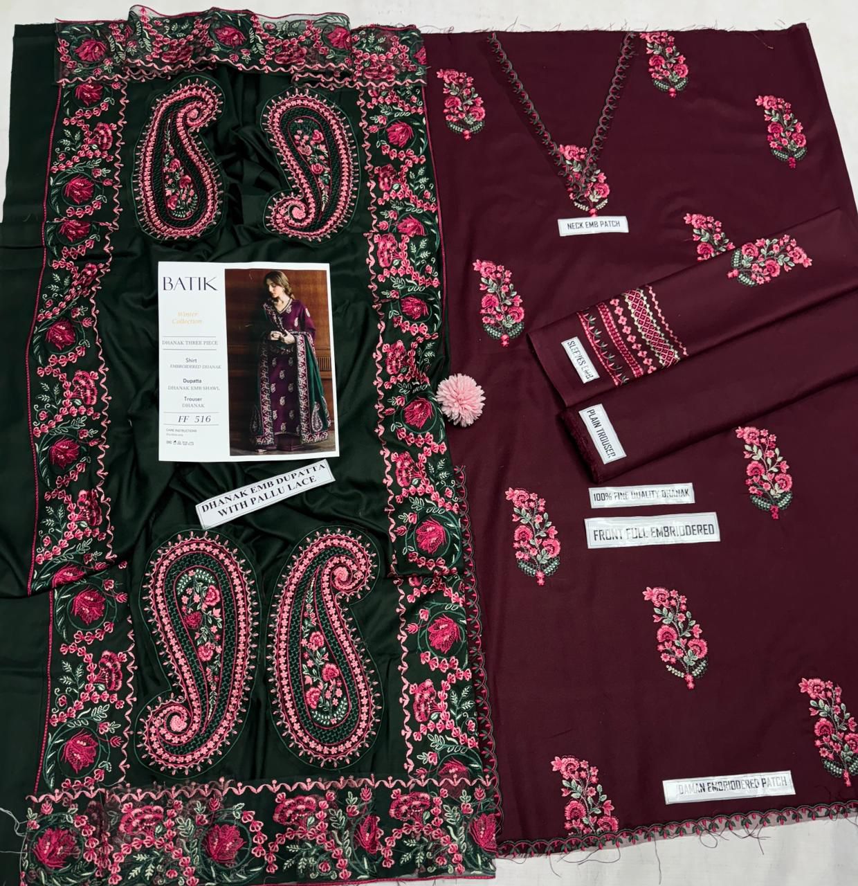 PREMIUM EMBROIDERY 3PC