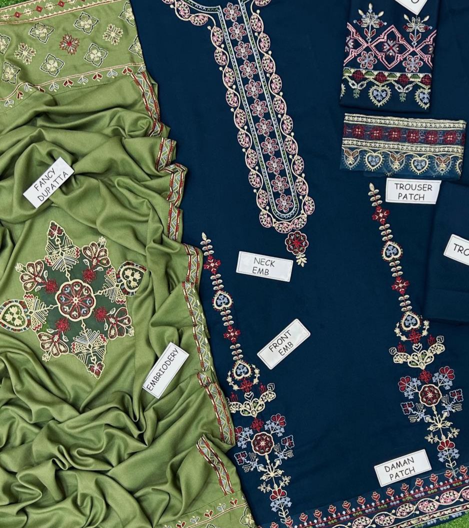 LAWN EMBROIDERY 3PC