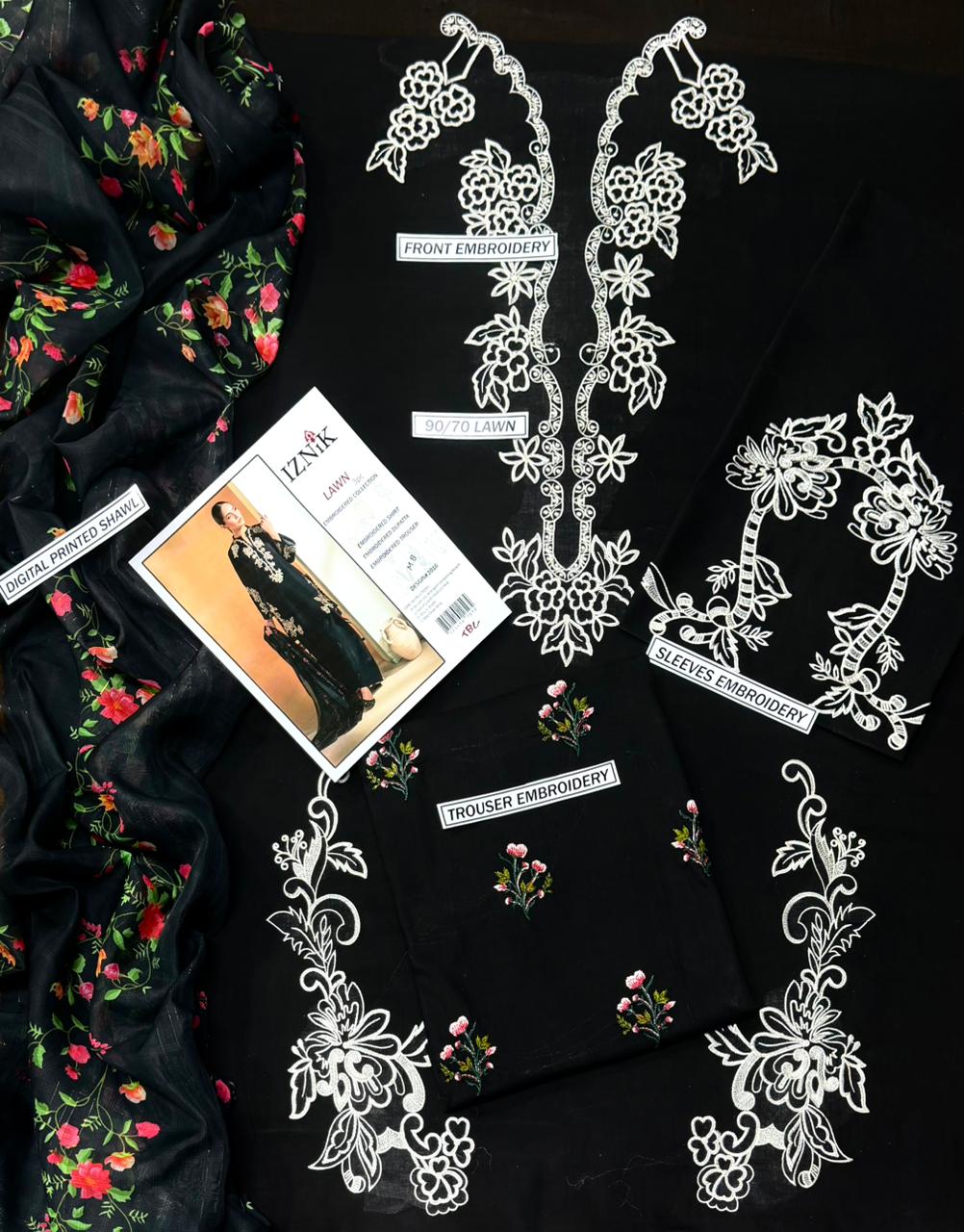LAWN EMBROIDERY 3PC