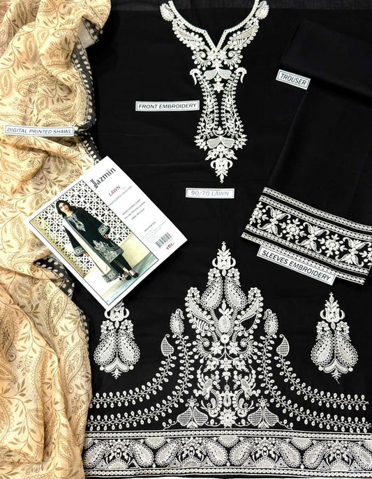 LAWN EMBROIDERY 3PC