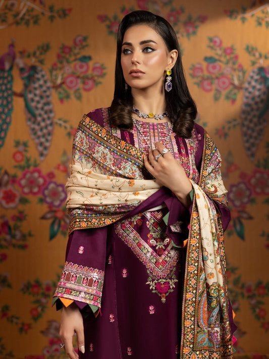 DHANAK EMBROIDERY 3PC