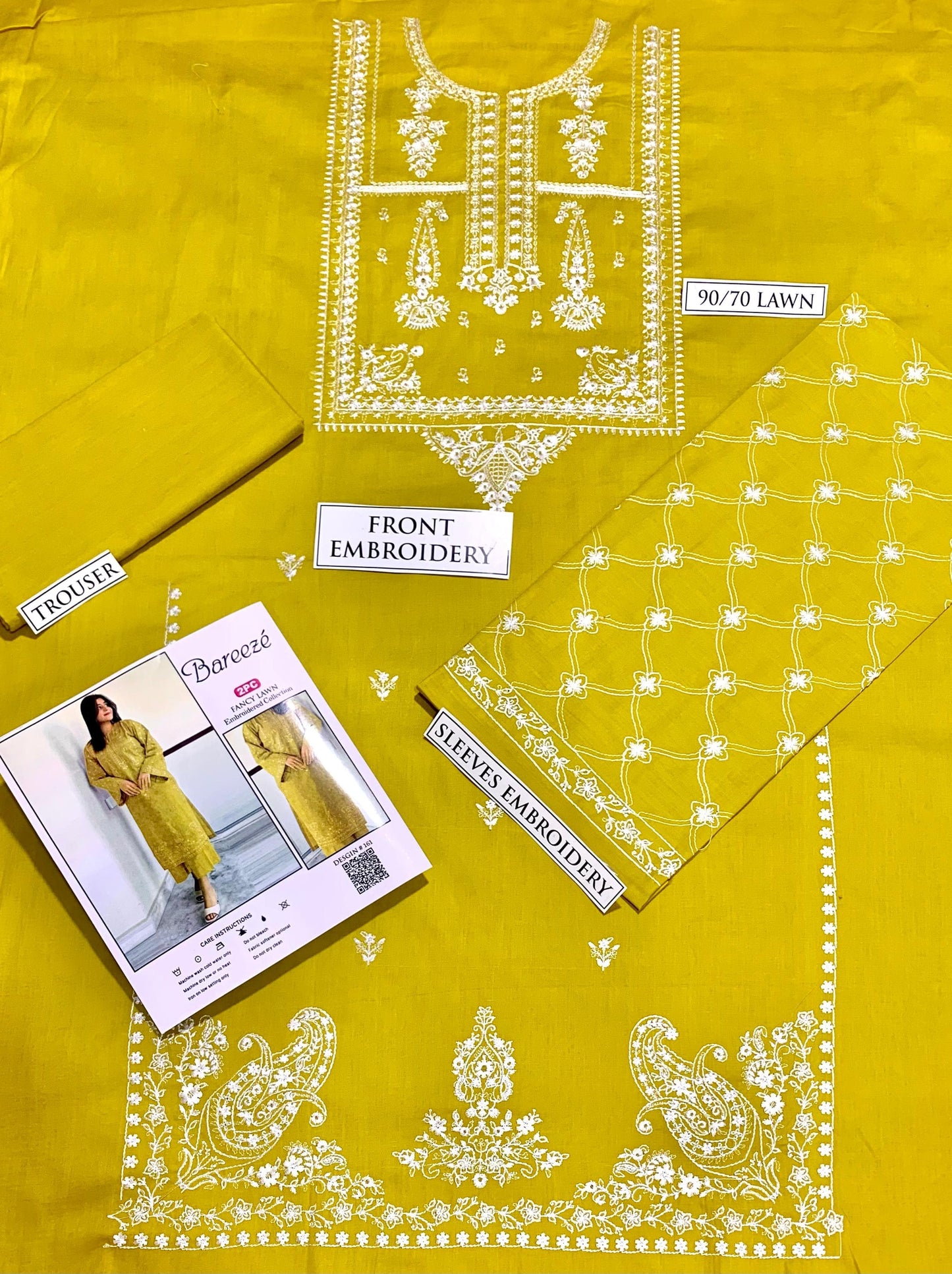 LAWN EMBROIDERY 2PC