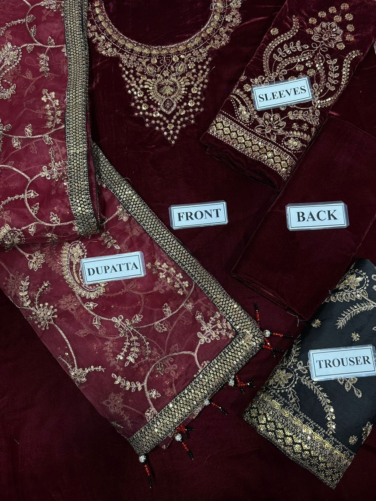 LUXERY VELVET UNSTITCHED