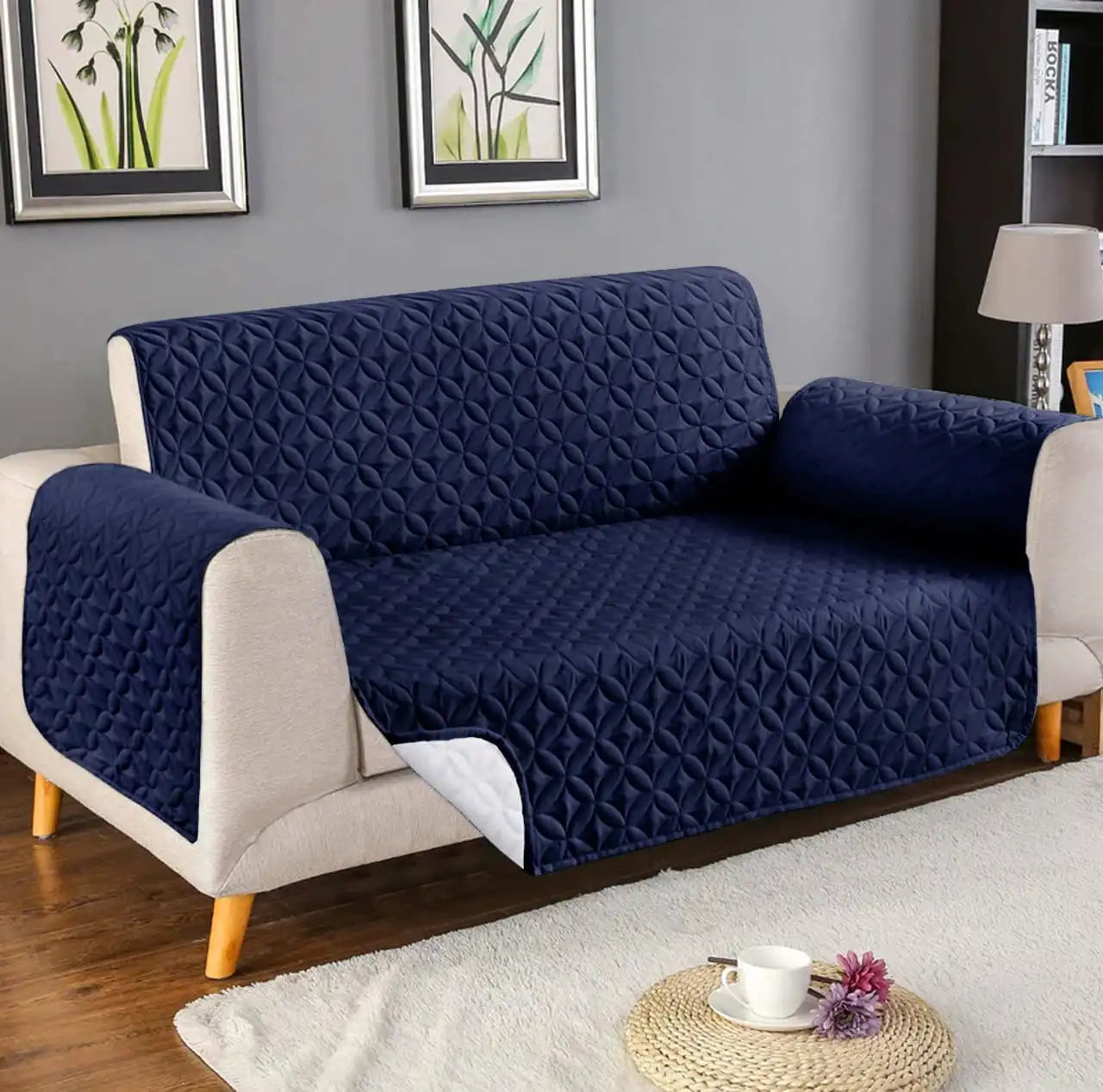 ULTRASONIC MICROFIBER SOFA COVER