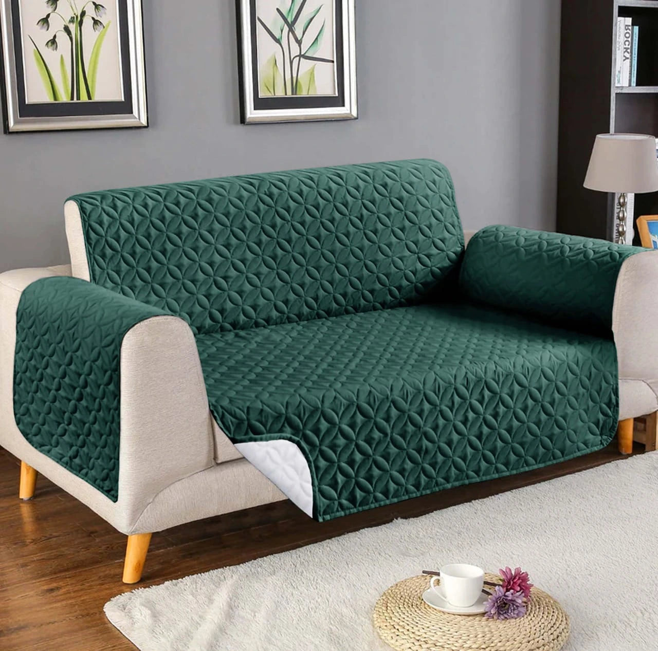 ULTRASONIC MICROFIBER SOFA COVER