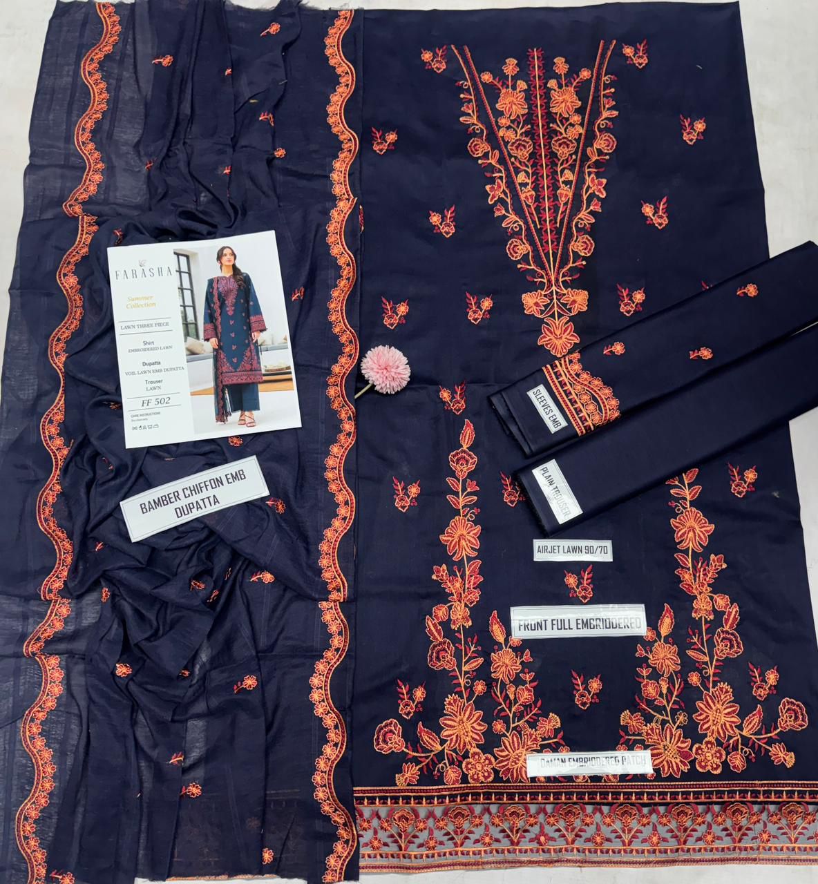 LUXURY EMBROIDERY 3PC