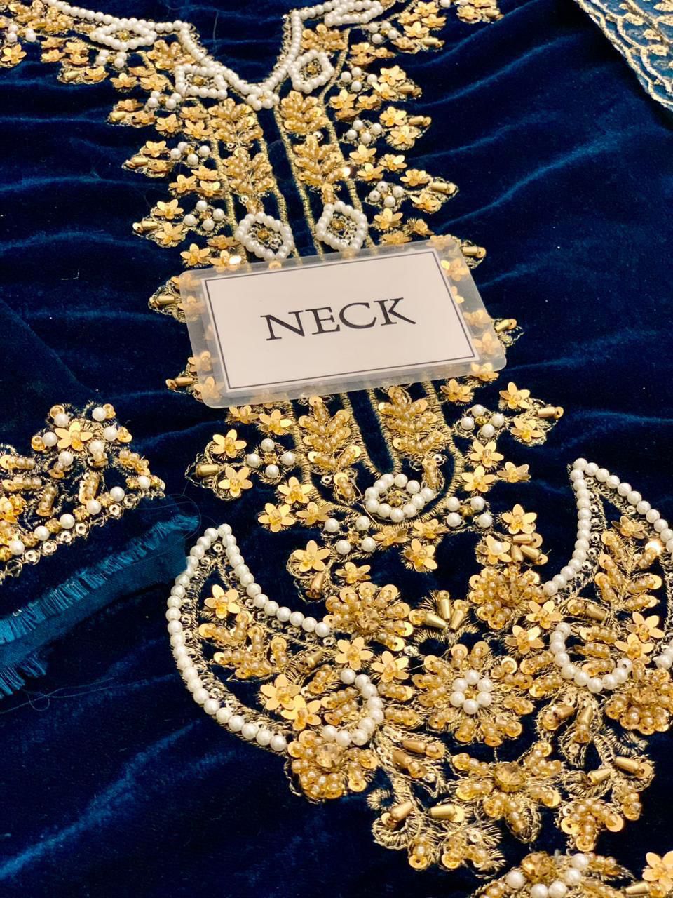 LUXERY VELVET UNSTITCHED