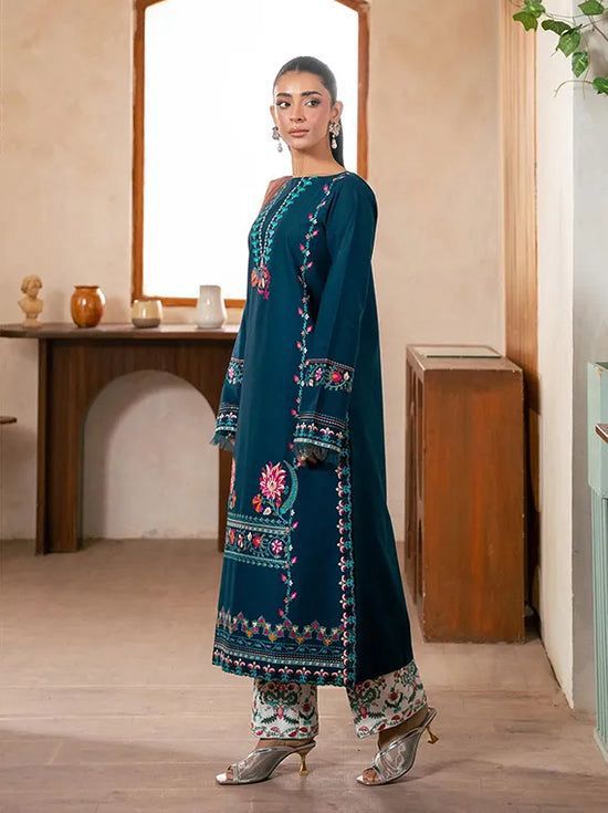 DHANAK EMBROIDERY 3PC