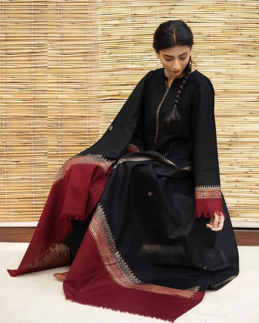 DHANAK EMBROIDERY 3PC