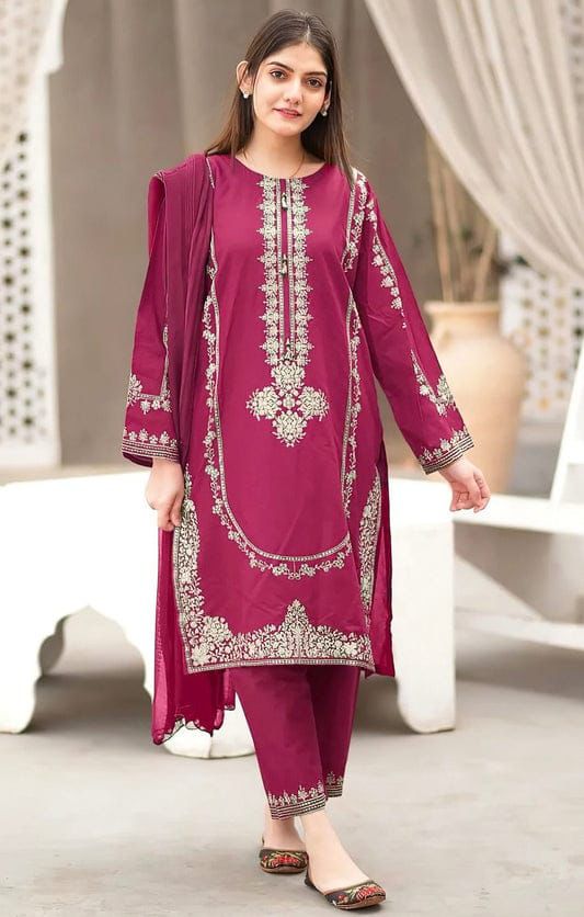 LAWN EMBROIDERY 2PC
