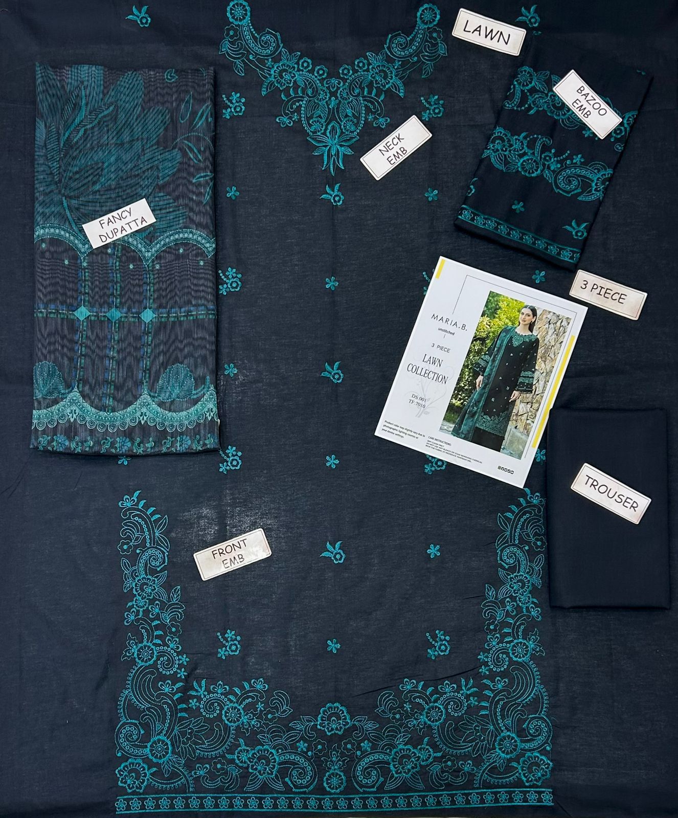 PREMIUM EMBROIDERY 3PC