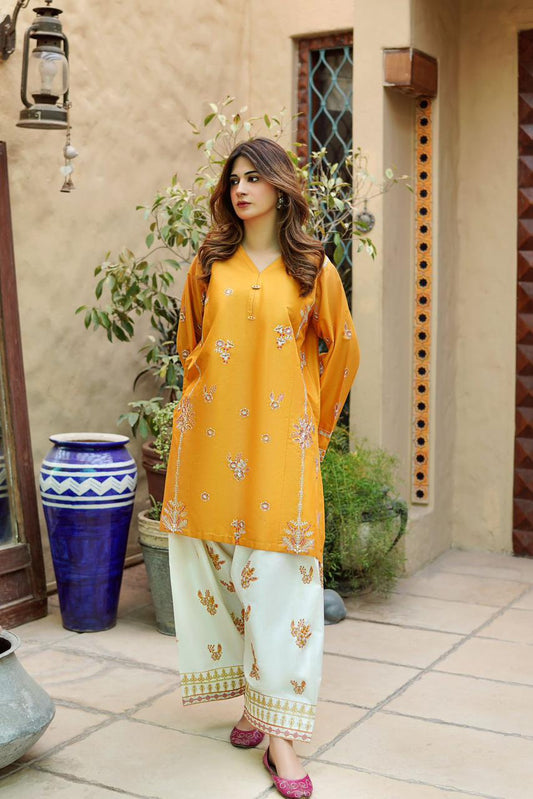 LAWN EMBROIDERY 2PC