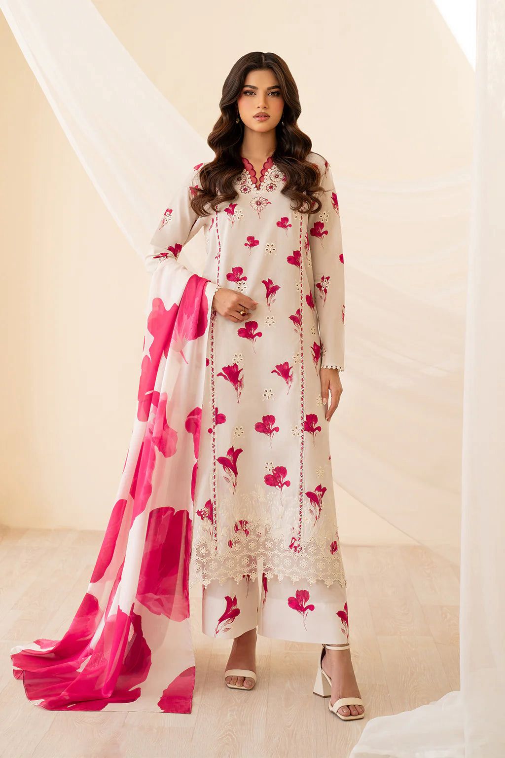 3PC KHADDAR UNSTITCHED