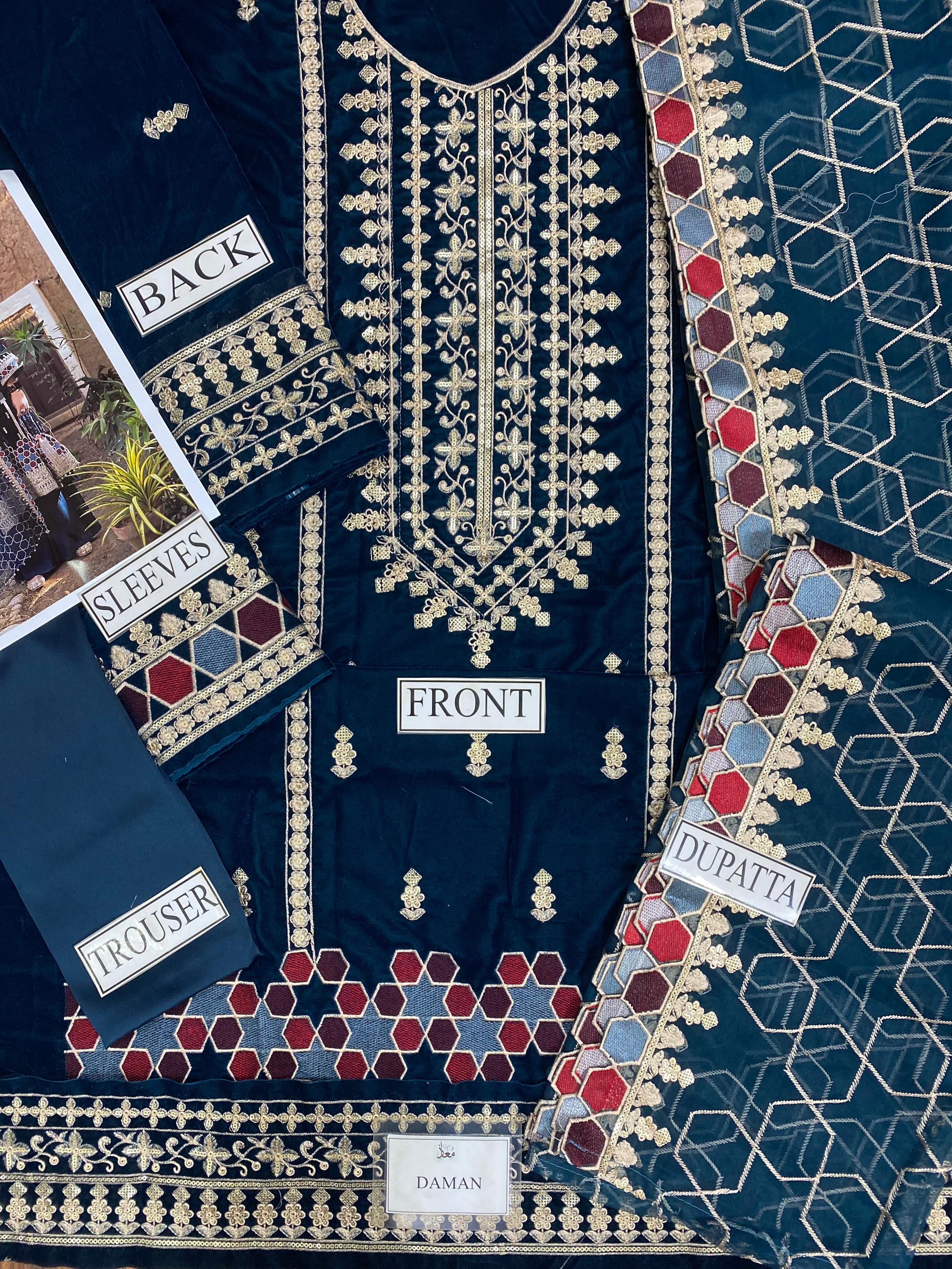 LUXERY VELVET UNSTITCHED