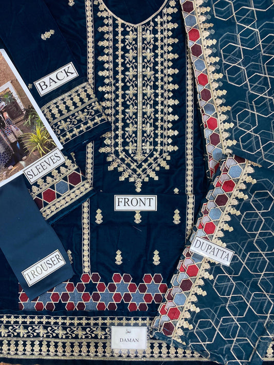 LUXERY VELVET UNSTITCHED