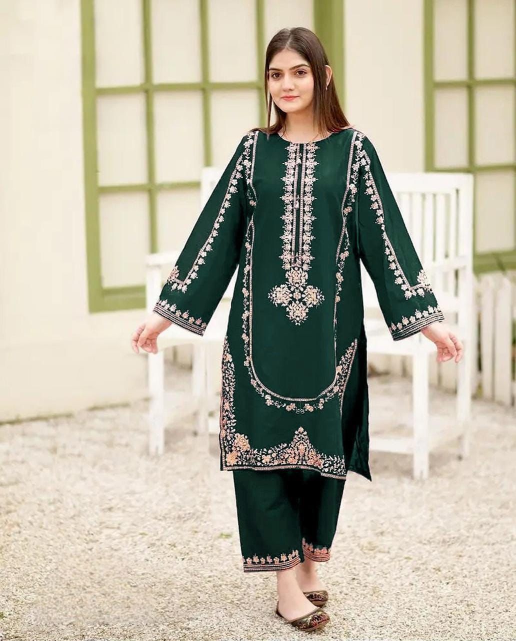 LAWN EMBROIDERY 2PC