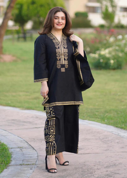 DHANAK EMBROIDERY 2PC