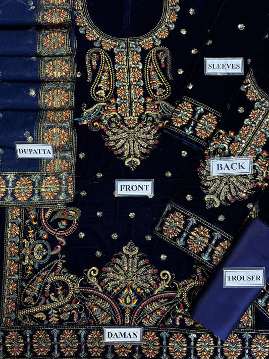 LUXERY VELVET UNSTITCHED