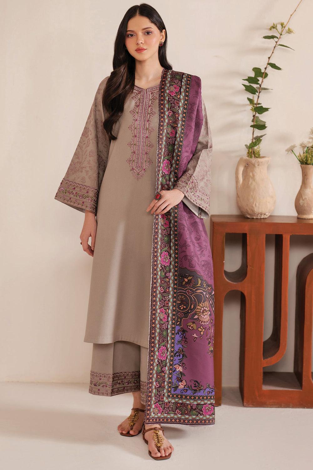 DHANAK EMBROIDERY 3PC