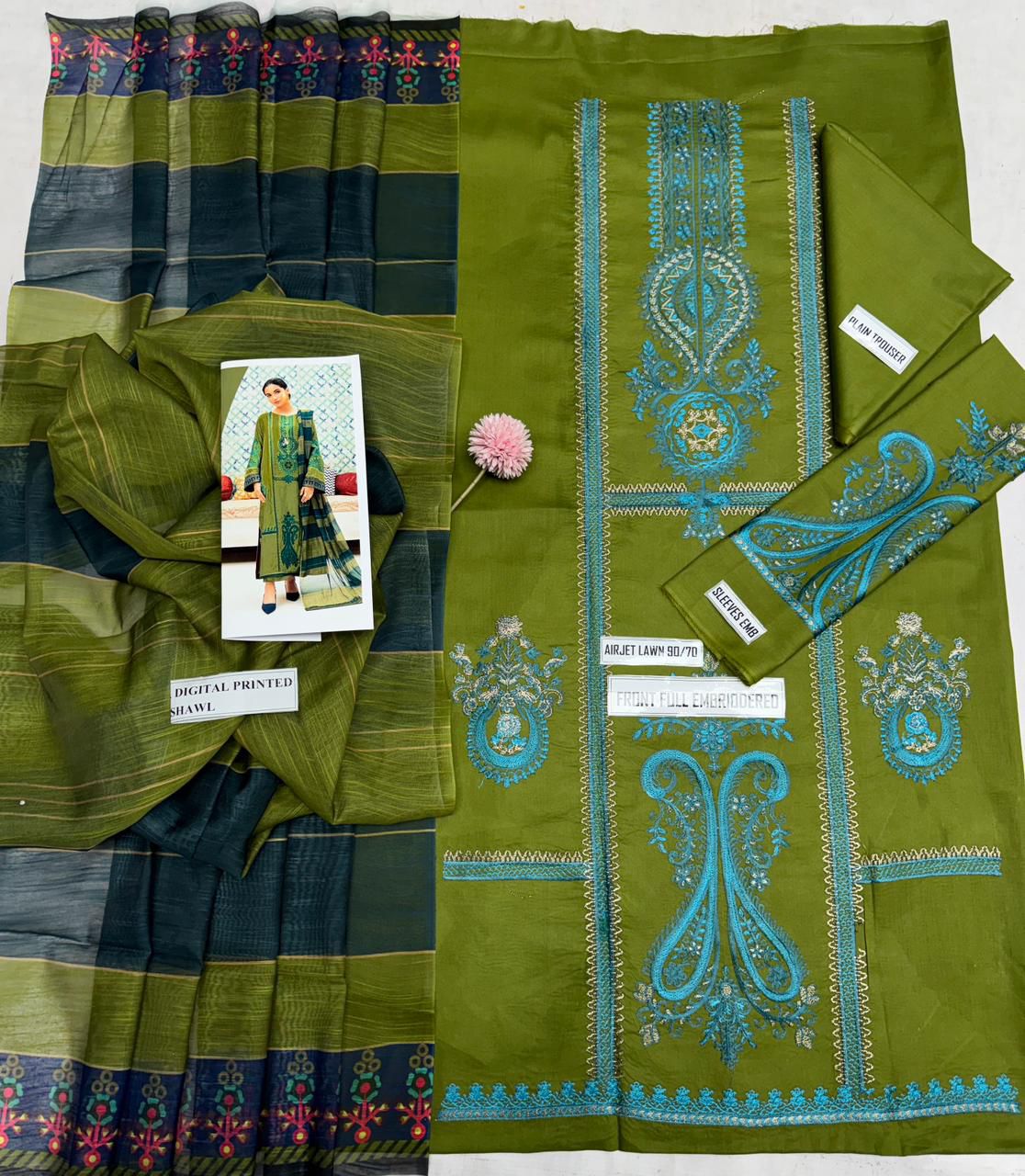 LUXURY EMBROIDERY 3PC