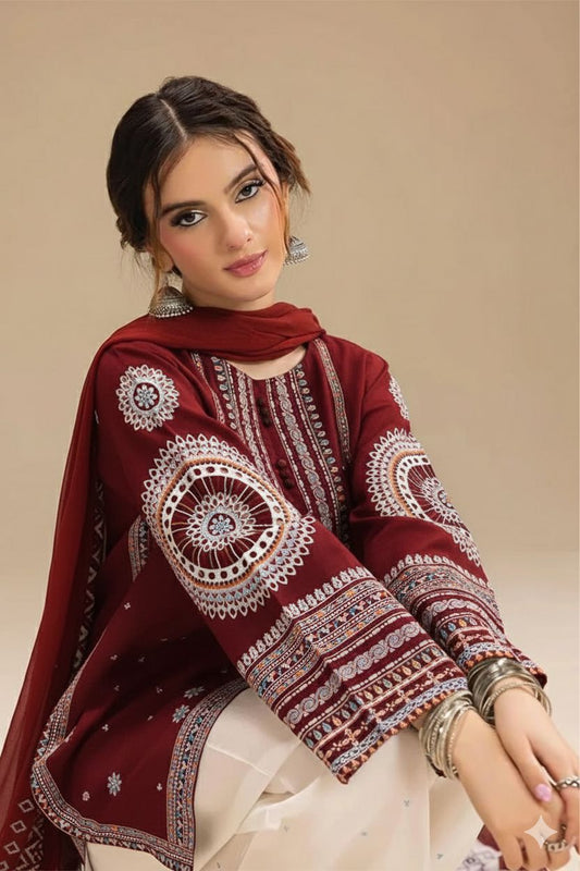 LAWN EMBROIDERY 3PC