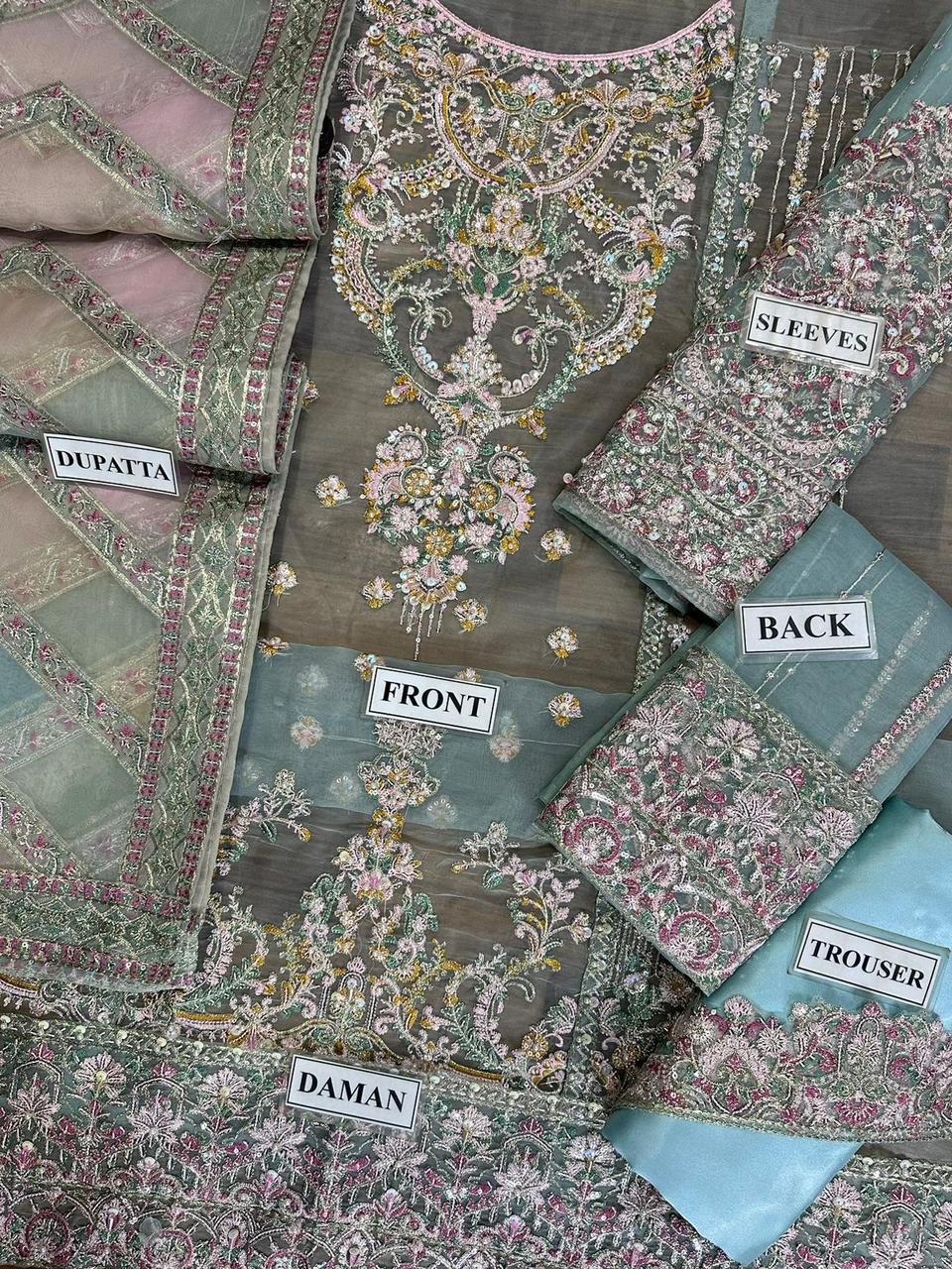 ORGANZA UNSTITCHED 3PC