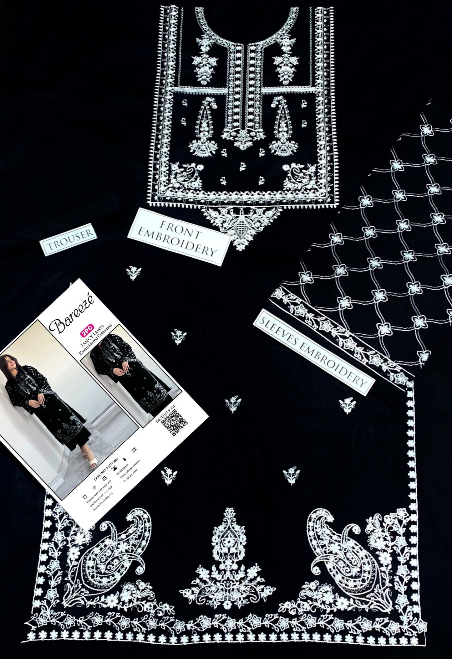 LAWN EMBROIDERY 2PC