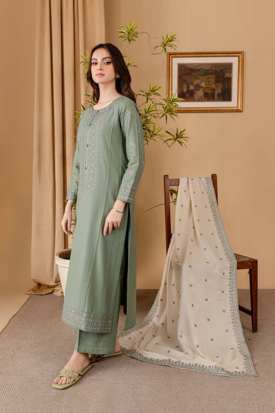 LAWN EMBROIDERY 3PC