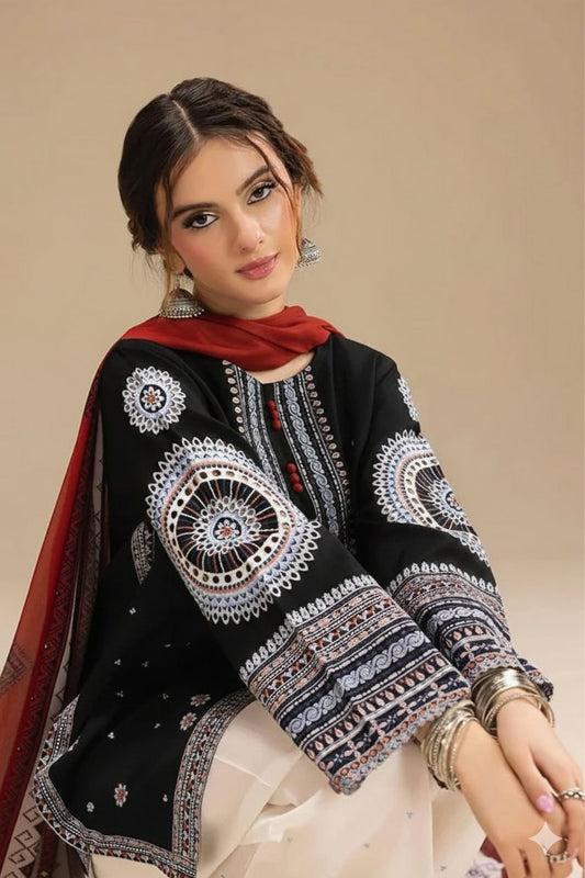 LAWN EMBROIDERY 3PC