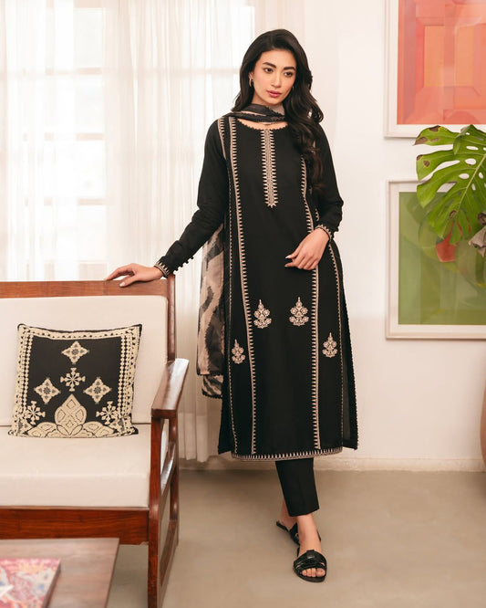 LAWN EMBROIDERY 3PC