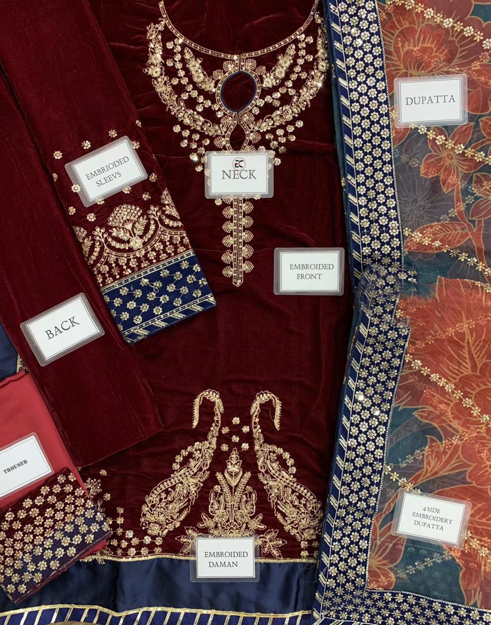 LUXERY VELVET UNSTITCHED