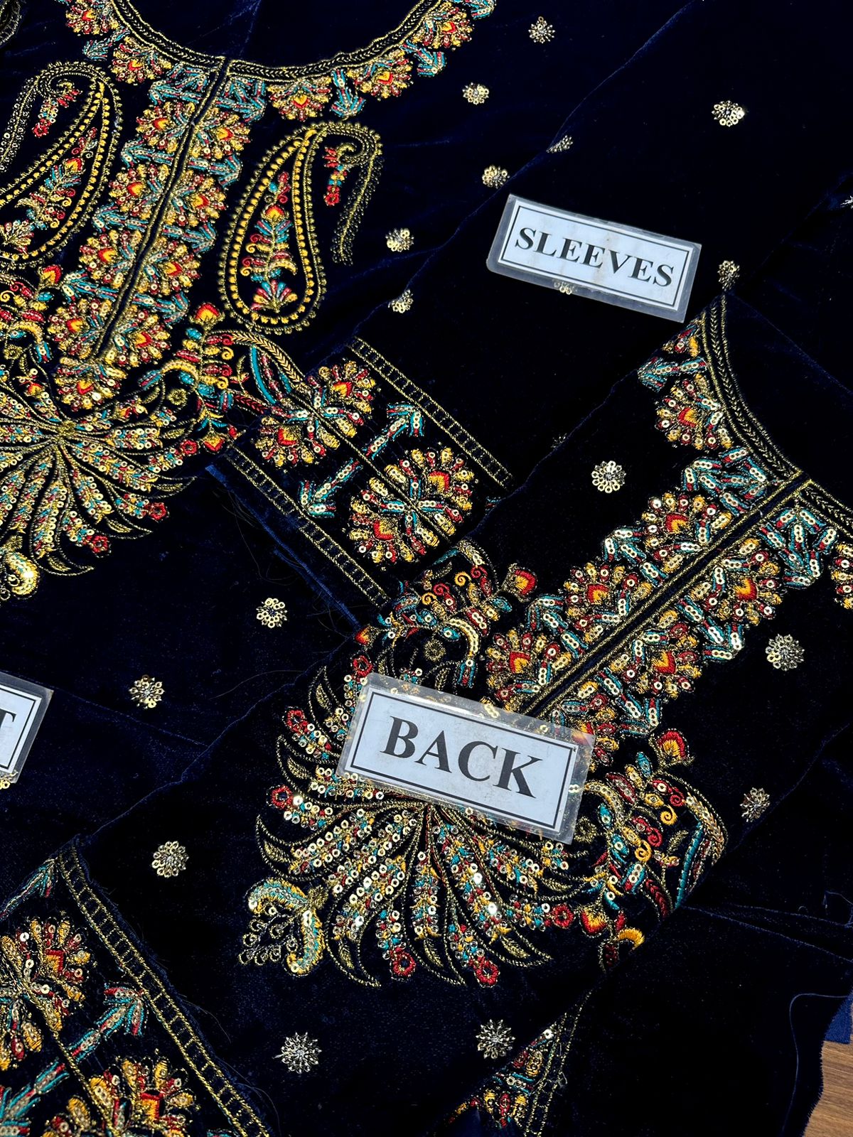 LUXERY VELVET UNSTITCHED