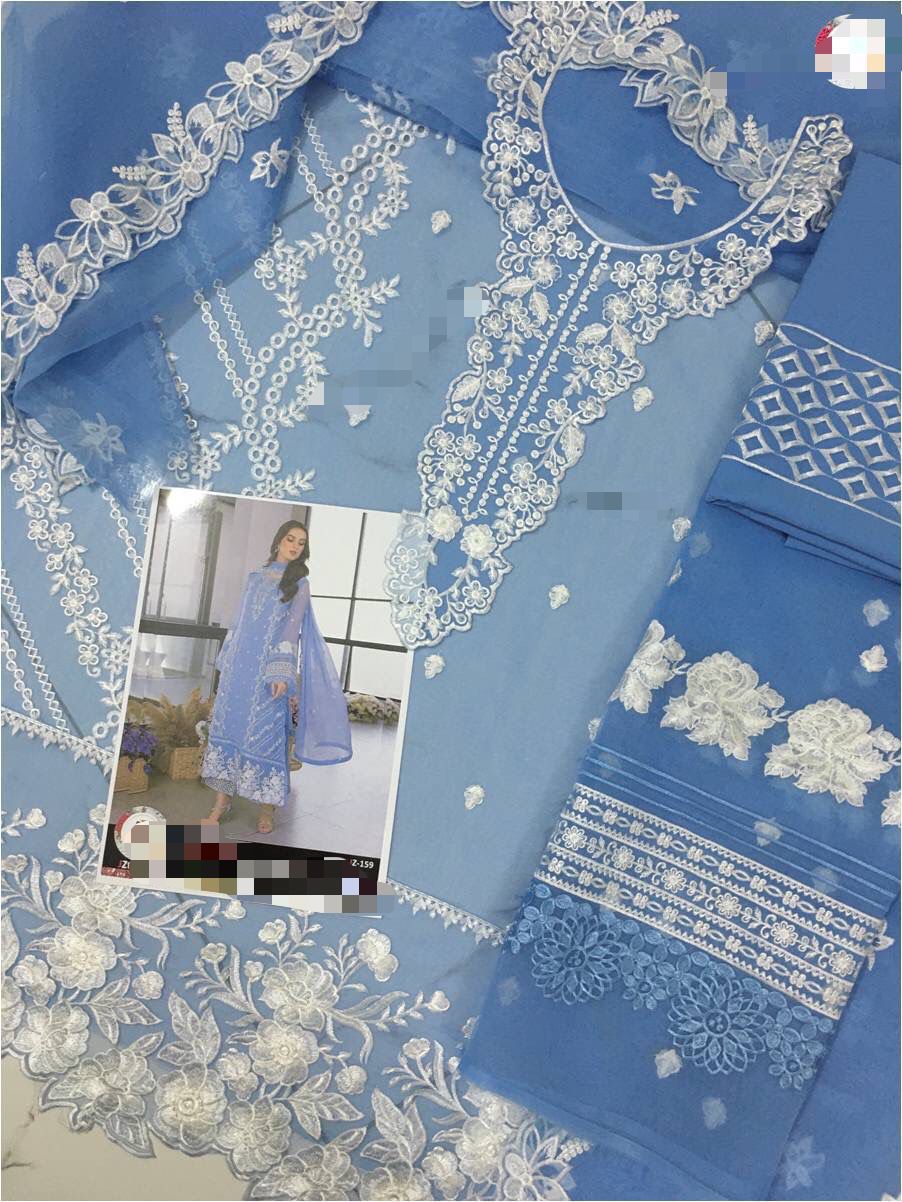 AZURE ORGANZA 3PC