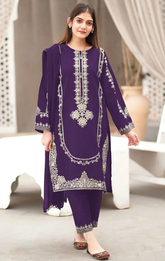 LAWN EMBROIDERY 2PC