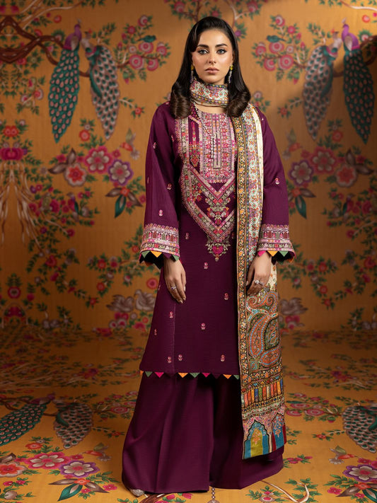 DHANAK EMBROIDERY 3PC