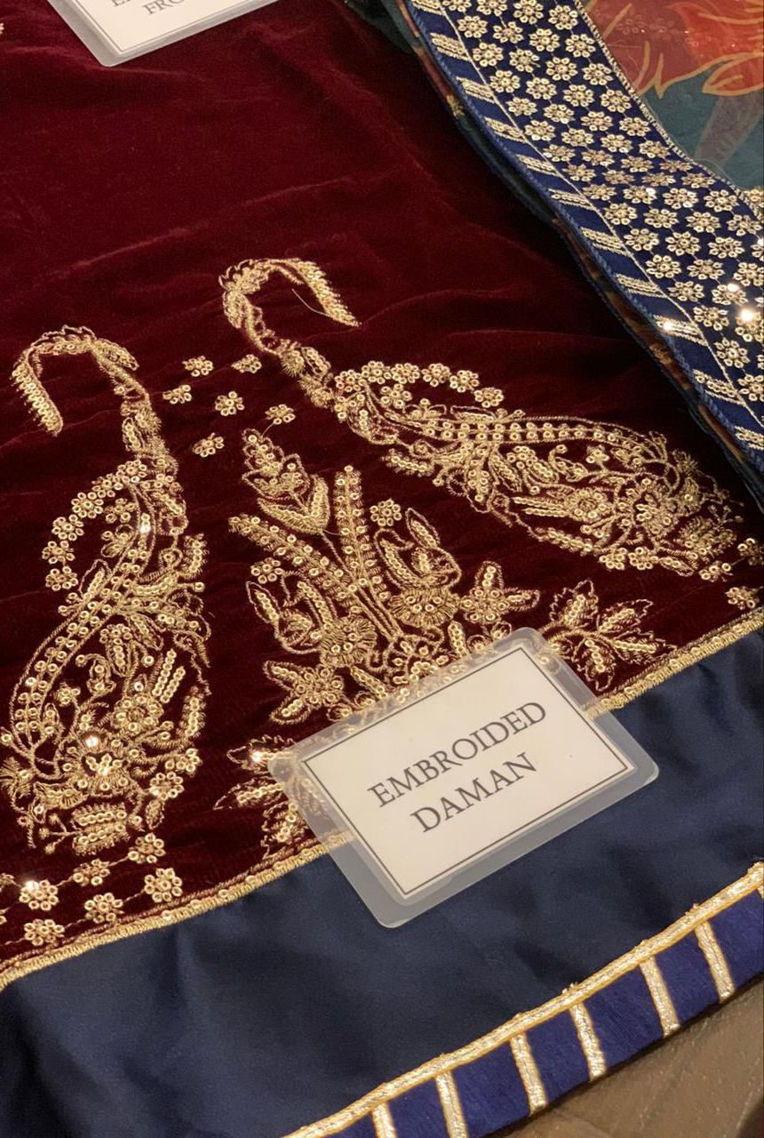 LUXERY VELVET UNSTITCHED